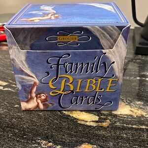Family Bible Cards - Classic Blue Design